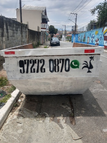 Caçamba-zona-leste Coleta de entulho caçambas
